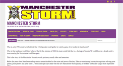 Desktop Screenshot of manchesterstorm.co.uk