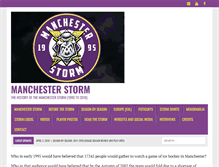 Tablet Screenshot of manchesterstorm.co.uk